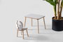 Hanah Home Deer One Chair Set - Marrón y blanco